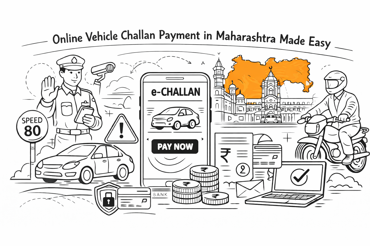 Online Vehicle Challan Payment in Maharashtra Made Easy Lawyered